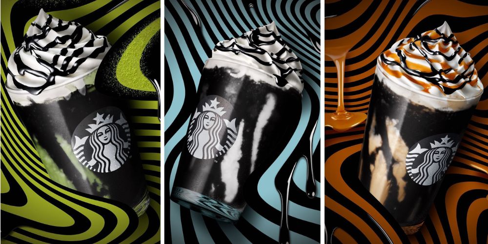 Starbucks Japan Unveils Spooky All-Black Goth Frappuccino